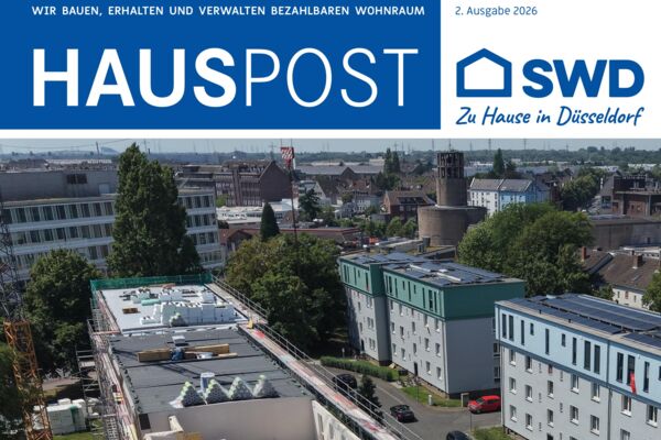 Titelbild der Hauspost-Ausgabe 22026 von der SWD.