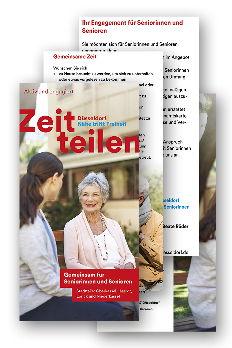 Ehrenamtliche teilen ihre Zeit mit Älteren