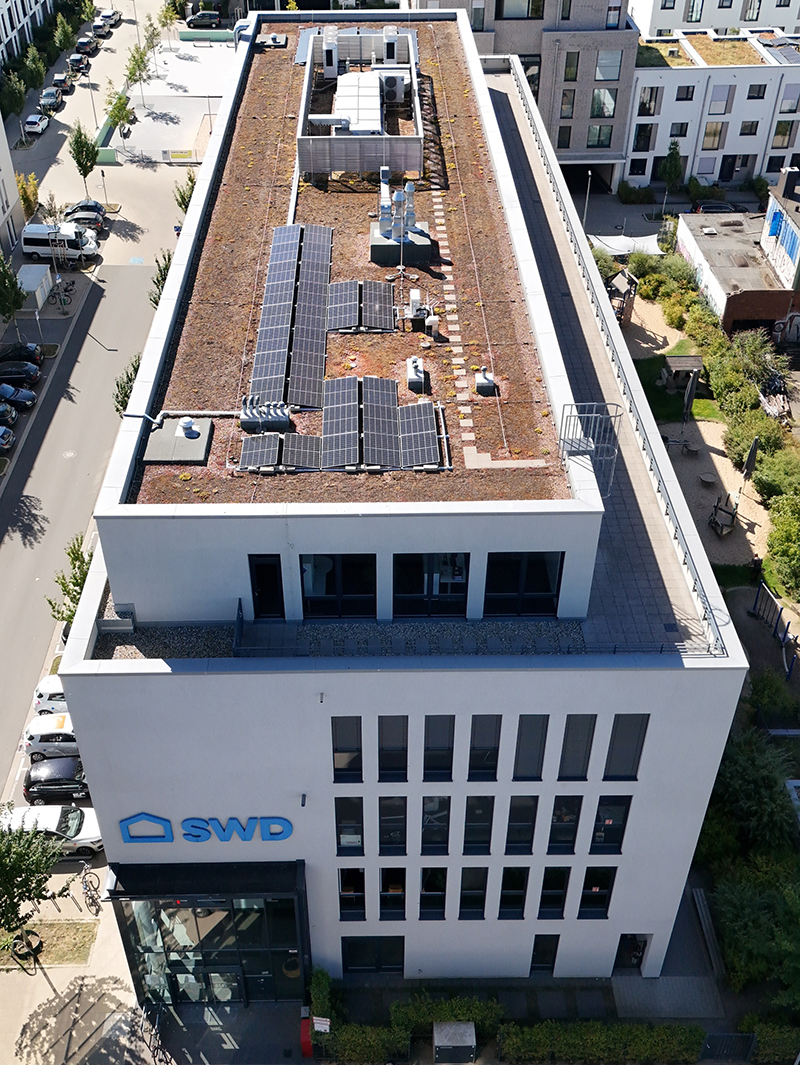 SWD Zentrale mit PV-Dachanlage