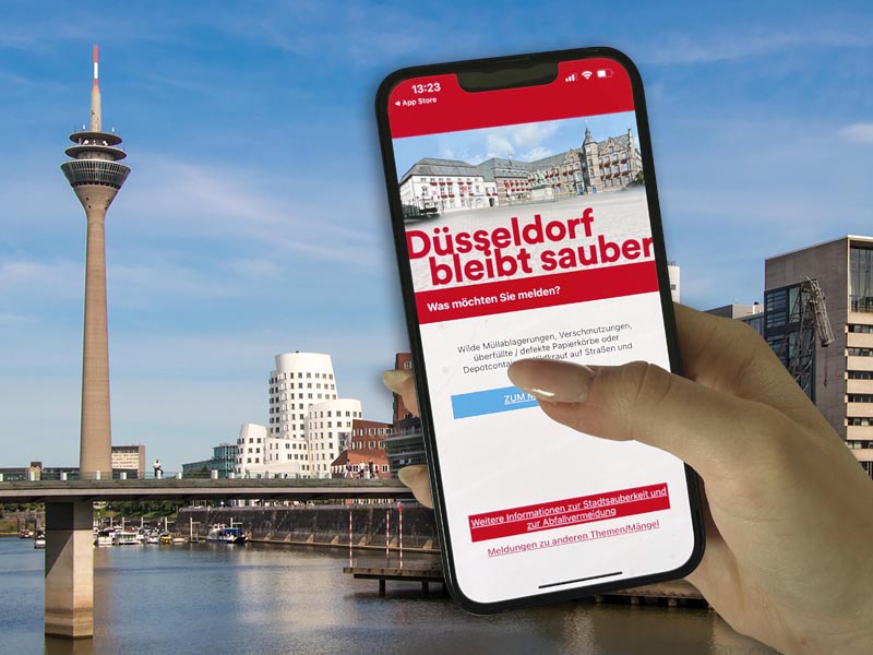 Diese App hilft, die Stadt sauber zu halten